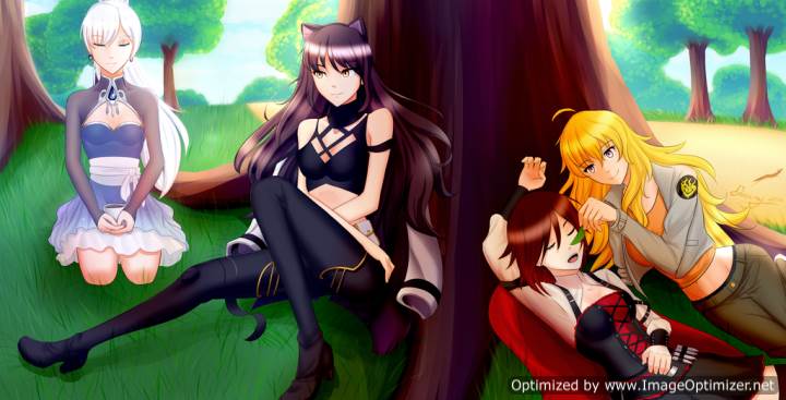 Rwby 4 - RWBY 4 Red White Black Yellow 4